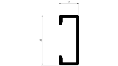 AWP 203 Frame 28mm - 6000 mm