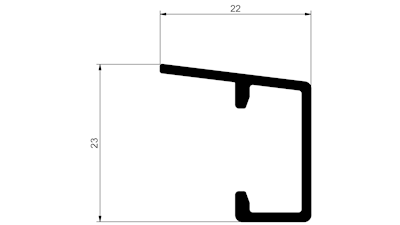 AWP 204 Bottom frame - 6000 mm